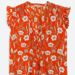 Liona Flutter Detail Blouse by Daniel Rainn